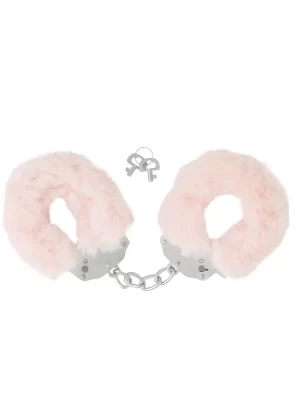Furry Cuffs Pink