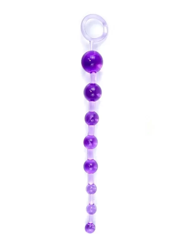 Jelly Anal 10 Beads Purple