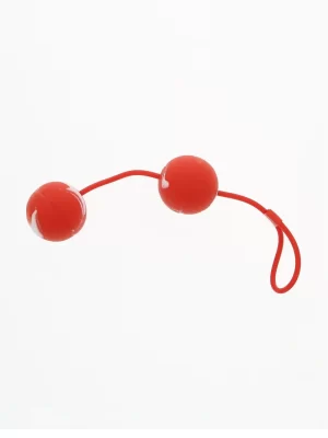 Marbilized Duo Balls Red