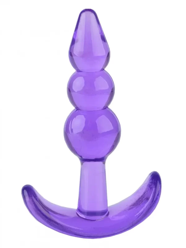 T-plug beaded purple